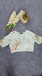 Digital Print Padded Blouse
