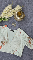 Digital Print Padded Blouse