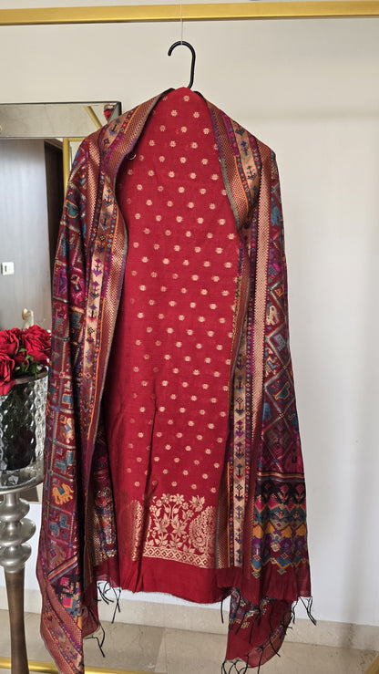 Banarasi Khadi Suit