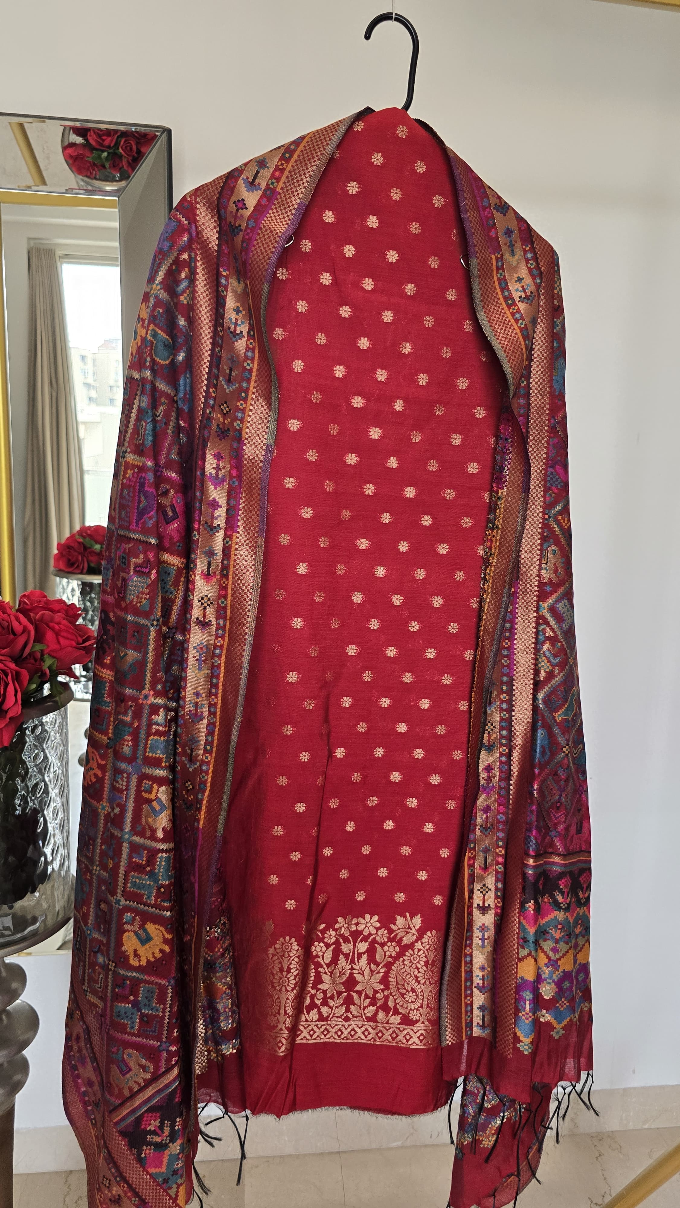 Banarasi Khadi Suit Main image